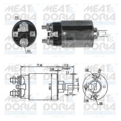 Solenoid Switch, starter